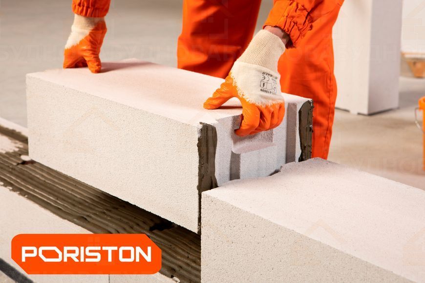 Газоблок PORISTON Березань 375х200х610 D400 ГЛ/TG pori-25012 фото
