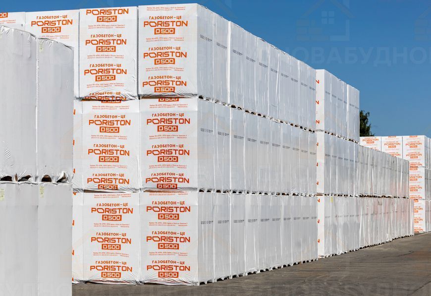 Газоблок PORISTON Березань 375х200х610 D400 ГЛ/TG pori-25012 фото