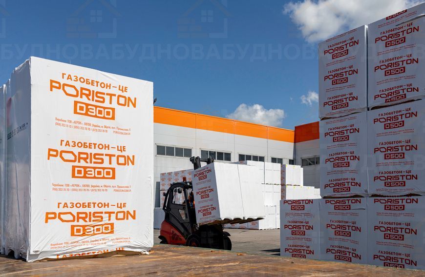 Газоблок PORISTON Березань 400х200х610 D400 ГЛ pori-25017 фото