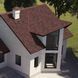 Бітумна черепиця Акваізол (AQUAIZOL) СТАНДАРТ Акцент Червона ЕКО aq-21017 фото 2